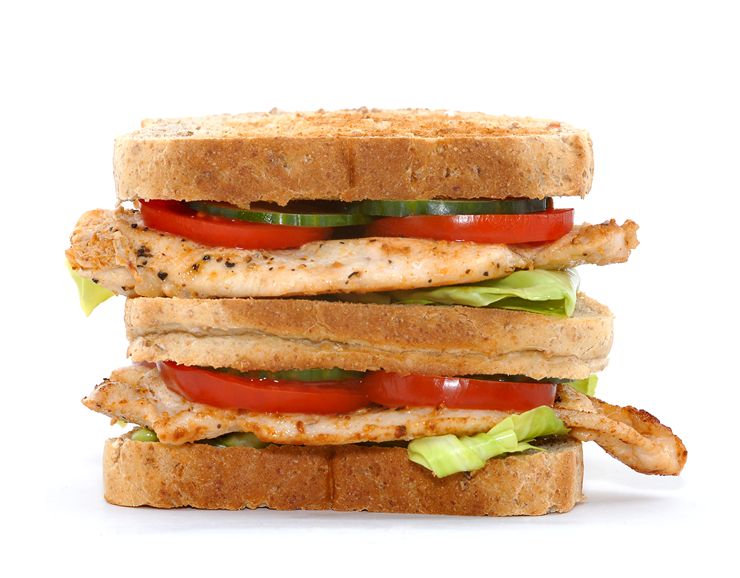 Picture Of Club Sandwich With Chicken