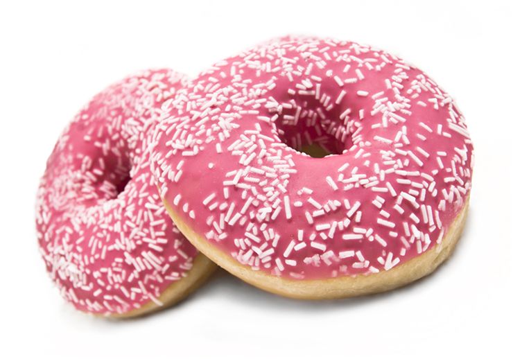 Picture Of Pink Donuts